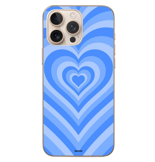 Blue Heart in Heart Case