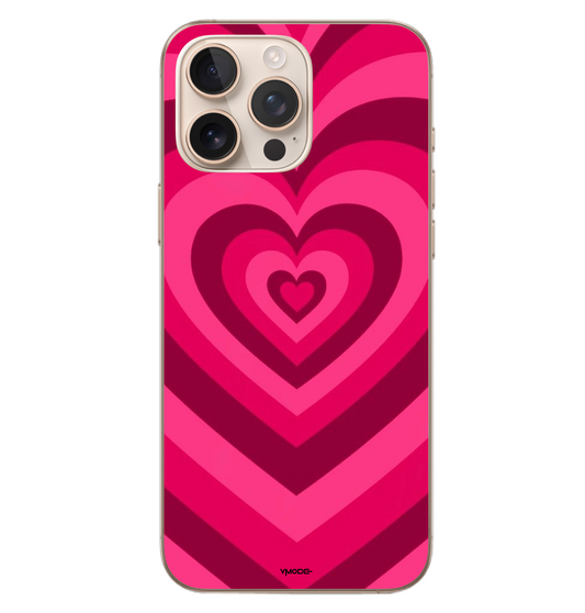 Pink Heart in Heart Case
